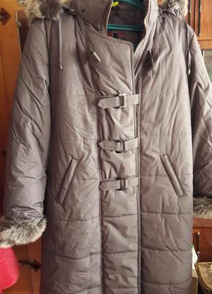 Женское зимнее пальто на синтепоне2 фото