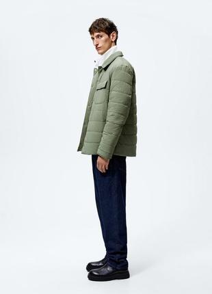Утепленная водоотталкивающая куртка zara 3427/482/526