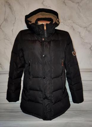Женская зимняя куртка, натуральный пуховик,44-46
