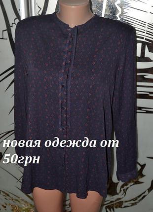 Блузка з коміром-стійкою та зав'язками з довгим рукавом