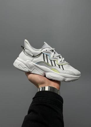 Кроссовки женские adidas ozweego adiprene «white black’5 фото