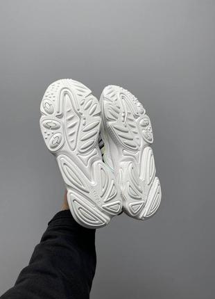 Кроссовки женские adidas ozweego adiprene «white black’4 фото
