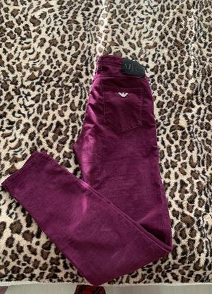 Вельветові штанці armani jeans