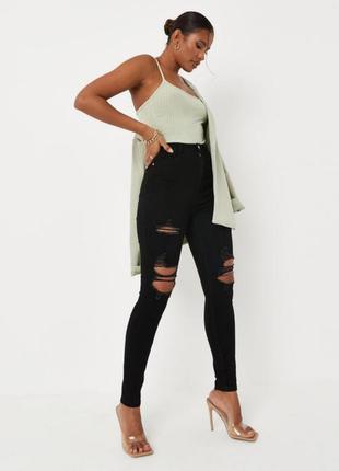 Джинси жіночі скінні висока посадка