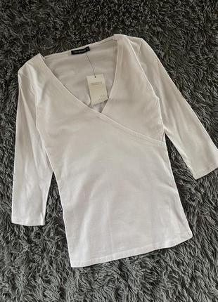 Блузка біла кофтинка1 фото