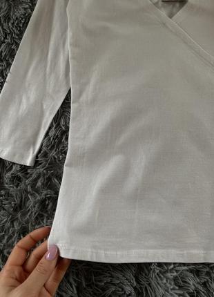 Блузка біла кофтинка3 фото
