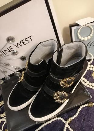 Слипоны женские  высокие nine west5 фото