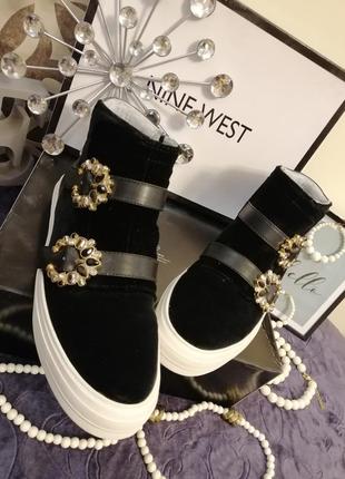 Слипоны женские  высокие nine west7 фото