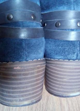Замшевые ботинки wrap-strap boots бренда clarks8 фото