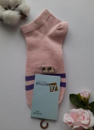 Шкарпетки жіночі короткі яскраві кольорові з оригінальними принтами преміум якість