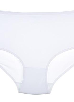 Трусики баталы белые "однотонные", размер xl, xxl, 3xl