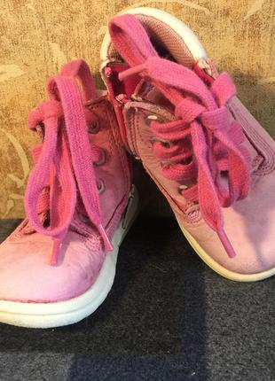 Розовые ботиночки timeberland 13,2/22