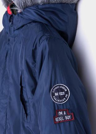 Двостороння куртка для хлопчика tiffosi 158-164 см3 фото