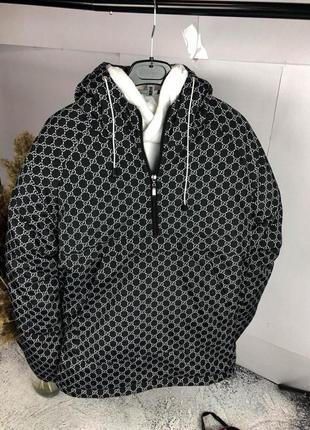 Утепленный мужской анорак / теплые куртки анораки на весну - осень