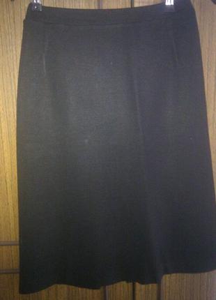 Шерстяной костюм пиджак и прямая юбка в офис на зиму2 фото
