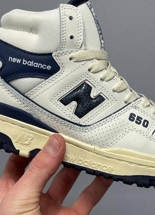 Кросівки жіночі new balance 650 ‘beige blue’6 фото