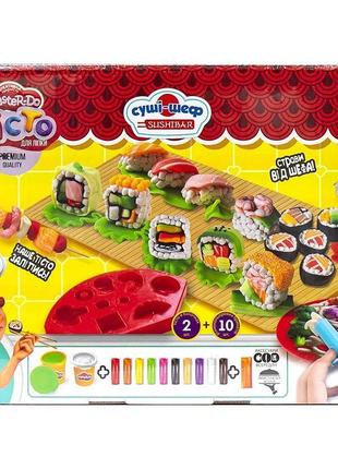 Тесто для лепки шеф-повар «суши-шеф» danko toys master do арт.тмd-10-02u