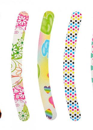 Пилка для нігтів бумеранг малюнок 17,5*1,8см арт.x1-08