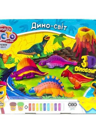 Тесто для лепки «динозавры» danko toys master do арт.тмd-10-04u