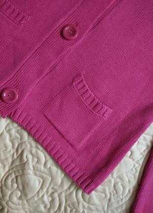 Яскравий якісний кардиган  batty barclay   малиновий фуксія  светр кофта8 фото