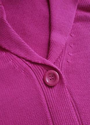 Яскравий якісний кардиган  batty barclay   малиновий фуксія  светр кофта6 фото