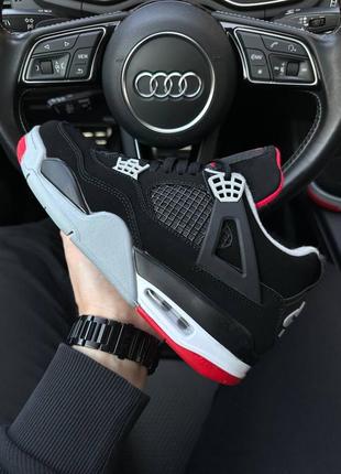 Nike air jordan 4 retro bred2 фото