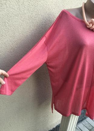 Трикотажная,тонкая кофта,блуза,туника,джемпер,большой размер,полиэстер-вискоза2 фото