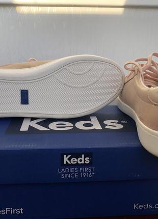 Кеды перламутровые с натуральной кожи keds6 фото