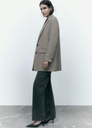 Zara блейзер подовжений піджак жакет зара5 фото