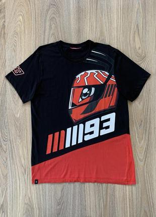 Чоловіча бавовняна футболка з принтом mar marquez 93