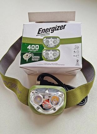 Акумуляторний налобний ліхтар energizer. оригінал. куплений в сша