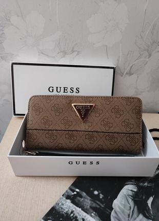 Кошелек портмоне гесс guess бежевый оригинал