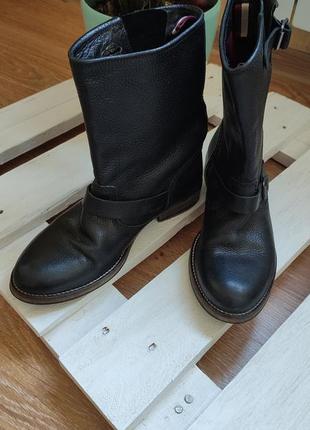 Кожаные ботинки tommy hilfiger3 фото