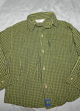 Сорочка на хлопчика з довгим рукавом на 4 роки