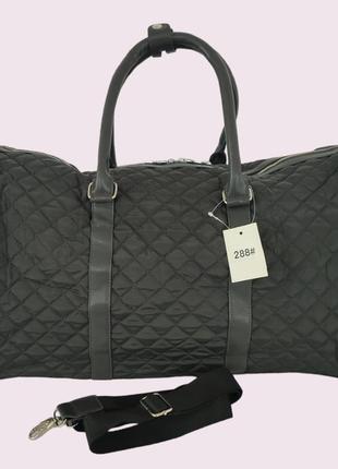 Сумка дорожня саквояж колір синій 1 відділ 2 фронтальні горизонтальні кишені розмір 43х33х17 см.