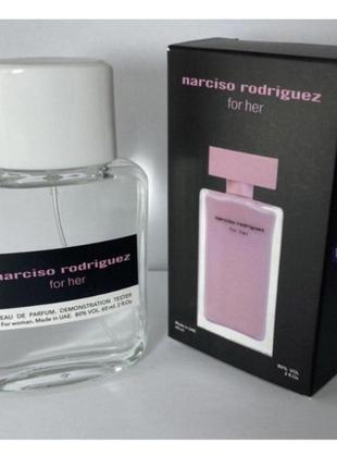 Міні-тестер duty free 60 ml narciso rodriguez for her, нарцисо родрігес фо хе