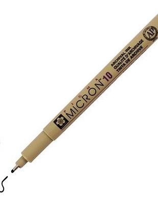 Лінер 10 pen 6.0 мм чорний, pigma micron sakura