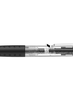 Ручка гелева чорна 0.7 мм, schneider gelion+
