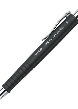 Ручка кулькова автоматична синя 1,4 мм, poly ball xb, 241153 faber-castell