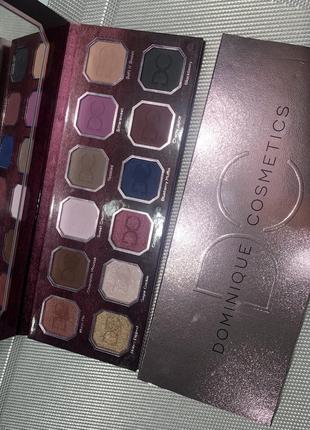 Dominique cosmetics berries &amp; cream eyeshadow palette - б/у3 фото