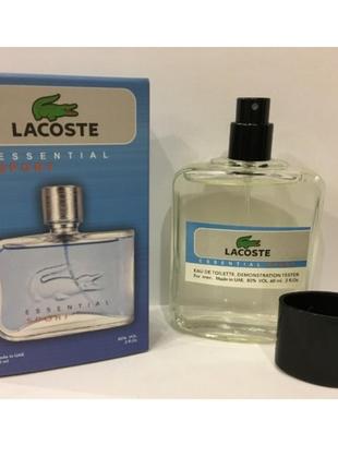 Міні-тестер duty free 60 ml lacoste essential sport, лакост ессеншіал спорт2 фото