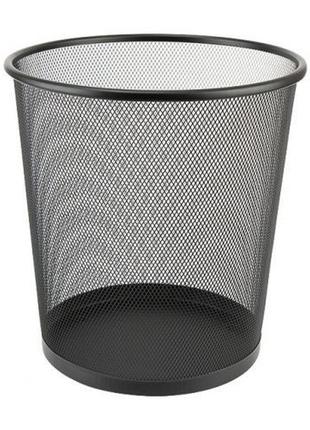 Кошик металевий сітчастий чорний офісний 23*27*19 см dx-5003 knz