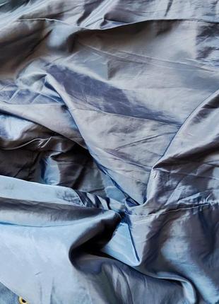 Синяя демисезонная/ осенняя/ весенняя женская куртка парка размер 44-468 фото