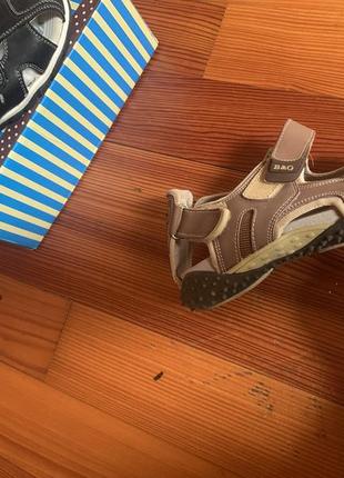 Набір взуття на хлопчика босоніжки капці літні шкіряні6 фото