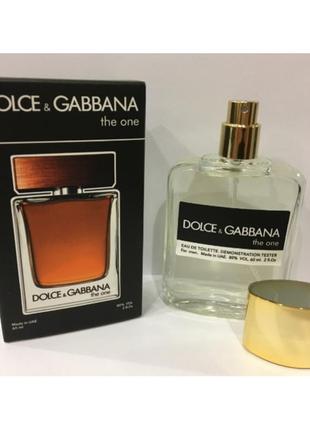 Мини-тестер duty free 60 ml dolce &amp; gabbana the one for men, дольче габбана зе ван фор мен2 фото