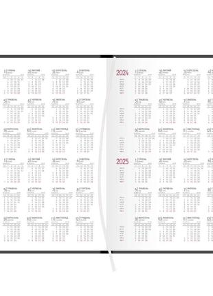 Щоденник недатований а5, 128 аркушів, лінія, обкладинка штучна шкіра, чорний5 фото