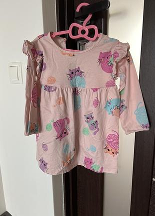 Платье фирмы h/m размер 9-12 80 см