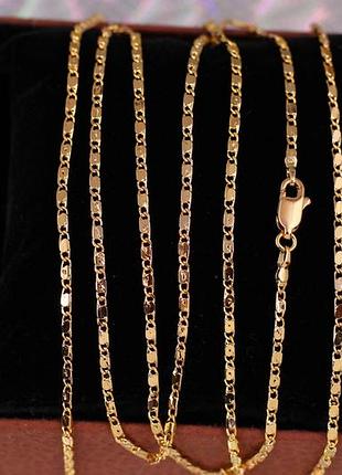 Ланцюг xuping jewelry равлик 45 см 2 мм золотистий