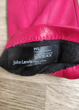 Шикарные брендовые перчатки из натуральной кожи премиум класса john lewis размер м6 фото