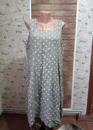 Платье со льна luigi moda